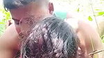 Beautiful girl fucking in jungle