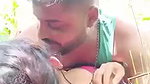 Beautiful girl fucking in jungle