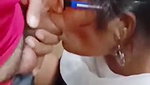 Blowing to colleague