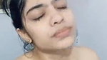 Having bath