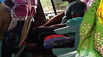 tarki guy masturbating in BUS while knowing side passanger girls recording him