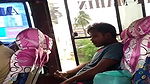 tarki guy masturbating in BUS while knowing side passanger girls recording him