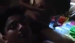 Young girl having fun with lover