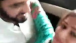 Paki Couple Enjoying in Car