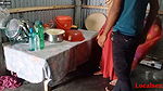 Red Saree Cute Bengali Boudi sex