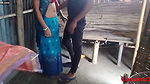 Sky Blue Saree Sonali Fuck in Brother in Law clear Bengali Audio