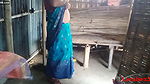 Sky Blue Saree Sonali Fuck in Brother in Law clear Bengali Audio