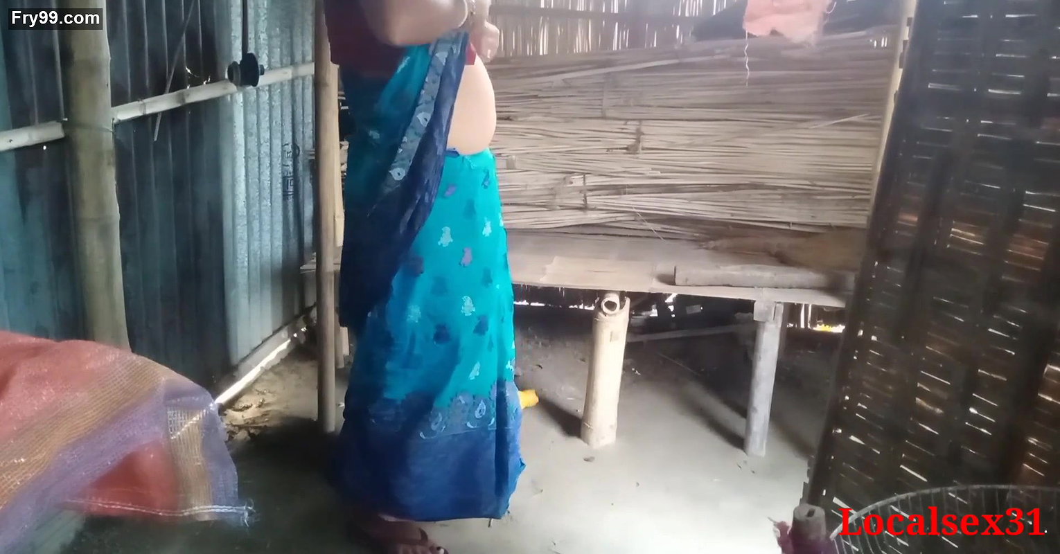 Sky Blue Saree Sonali Fuck in Brother in Law clear Bengali Audio