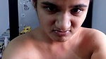Young girl showing