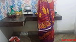 Desi Bengali desi Village Indian Bhabi Kitchen Sex In Red Saree