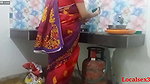 Desi Bengali desi Village Indian Bhabi Kitchen Sex In Red Saree