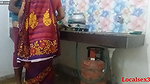 Desi Bengali desi Village Indian Bhabi Kitchen Sex In Red Saree