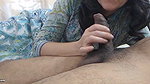 Great scene cock and balls sucking handjob and cum swallow