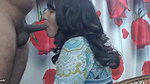 Blow job training with a real cock