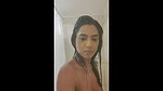 Cute Lankan Girl In Bathroom