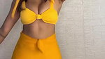 Sofia Ansari Sexy In Yellow Hot