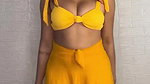Sofia Ansari Sexy In Yellow Hot
