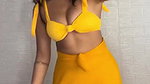Sofia Ansari Sexy In Yellow Hot