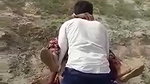 Rajasthani woman banged by two men in open field