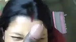 Newly married hot bhabhi giving nice blowjob