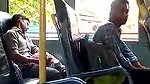 Another tarki guy masturbating in BUS while knowing side passanger girl recording