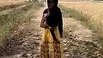 Desi lover caught outdoor