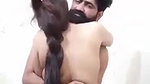 Bang from behind in bathroom