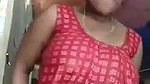 Extremely hot Bengali boudi squeezing boobs & show naked