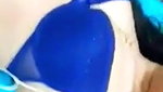 Extremely Cute GF Likes to Play with her Titties during Videocall with her BF