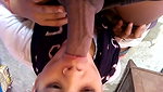 Giving blowjob to neighbor