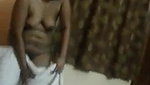 Girlfriend nude captured, while she talking on photo