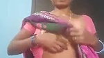 Telugu Bhabhi Showing Her Boobs and Pussy