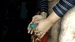 Applying condom
