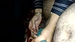 Applying condom