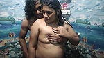 Malayali couple hot bath romance with sex in bathroom, Mallu couple hot boobs suck and ass lick with hot fuck