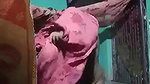 Village girl making video for lover