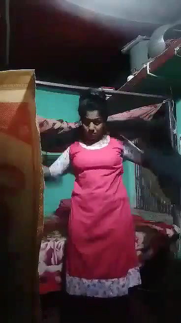 Village girl making video for lover