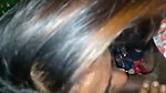 Young village girl giving blowjob