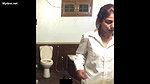 desi girl caught peeing in bathroom mms