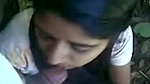 Outdoor blowjob