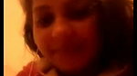 Cute girl showing