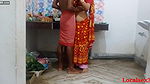 Local Indian Red Saree Wife Sex With Ranna Ghor