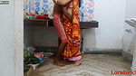 Local Indian Red Saree Wife Sex With Ranna Ghor