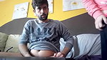 Chubby aunty shy to expose her face while sucking her hubby’s dick