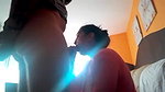 Chubby aunty shy to expose her face while sucking her hubby’s dick