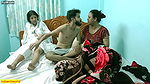 Desi hot boy fucking two hot girls together! Indian threesome sex