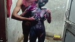 UP Bali’s Sarita Bhabhi played Holi by taking her to the bathroom, brother-in-law Bhabhi Holi video