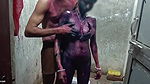 UP Bali’s Sarita Bhabhi played Holi by taking her to the bathroom, brother-in-law Bhabhi Holi video
