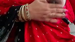 Milf Bong in Saree Playing with her Boobs
