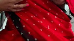 Milf Bong in Saree Playing with her Boobs